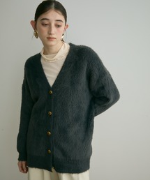 【ZOZO限定】シャギーオーバーニットカーディガン
