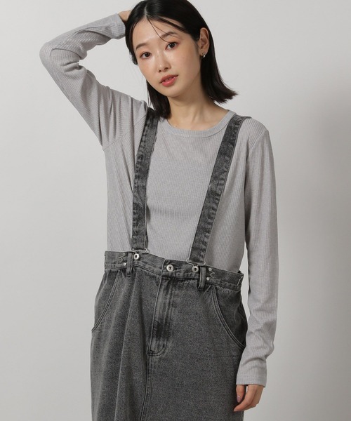 LAKOLE(ラコレ)の「シアーテレコ長袖T / 291829(Tシャツ/カットソー・レディース・イエロー/オフホワイト/ブラック/グレー・FREE)」の4枚目の写真