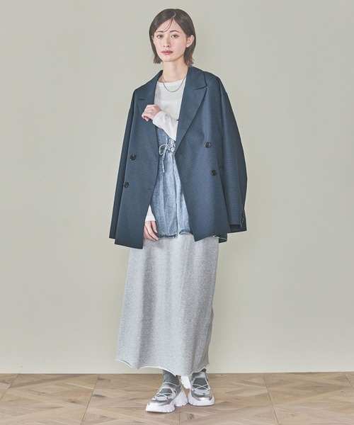 LAKOLE(ラコレ)の「シアーテレコ長袖T / 291829(Tシャツ/カットソー・レディース・イエロー/オフホワイト/ブラック/グレー・FREE)」の5枚目の写真