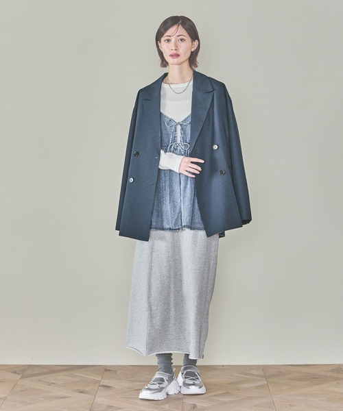 LAKOLE(ラコレ)の「シアーテレコ長袖T / 291829(Tシャツ/カットソー・レディース・イエロー/オフホワイト/ブラック/グレー・FREE)」の6枚目の写真