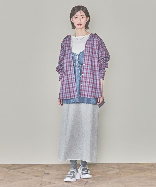 LAKOLE(ラコレ)の「シアーテレコ長袖T / 291829(Tシャツ/カットソー・レディース・イエロー/オフホワイト/ブラック/グレー・FREE)」の7枚目の写真