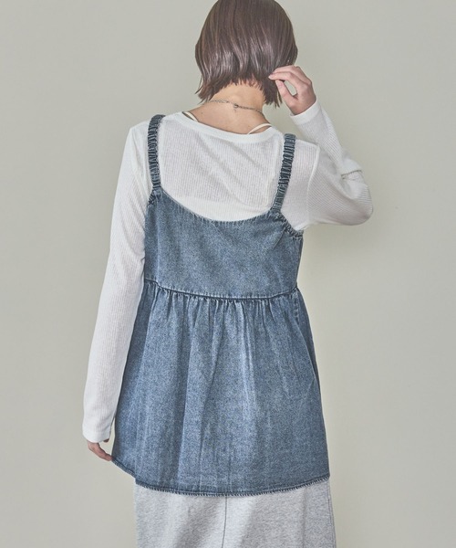 LAKOLE(ラコレ)の「シアーテレコ長袖T / 291829(Tシャツ/カットソー・レディース・イエロー/オフホワイト/ブラック/グレー・FREE)」の12枚目の写真