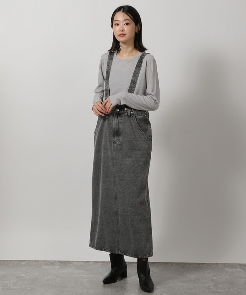 LAKOLE(ラコレ)の「シアーテレコ長袖T / 291829(Tシャツ/カットソー・レディース・イエロー/オフホワイト/ブラック/グレー・FREE)」の19枚目の写真