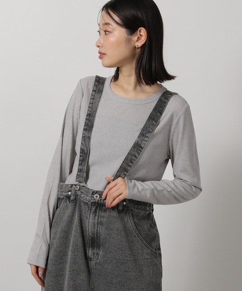 LAKOLE(ラコレ)の「シアーテレコ長袖T / 291829(Tシャツ/カットソー・レディース・イエロー/オフホワイト/ブラック/グレー・FREE)」の20枚目の写真