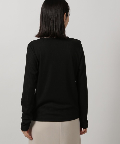 LAKOLE(ラコレ)の「シアーテレコ長袖T / 291829(Tシャツ/カットソー・レディース・イエロー/オフホワイト/ブラック/グレー・FREE)」の18枚目の写真