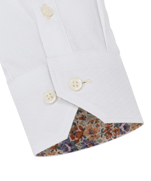 TOKYO SHIRTS(トウキョウシャツ)の「透け防止 形態安定ノーアイロン ワイド 長袖ビジネスワイシャツ(ビジネスシャツ・レディース・ブルー/ホワイト・M/LL/XL/L/S)」の5枚目の写真