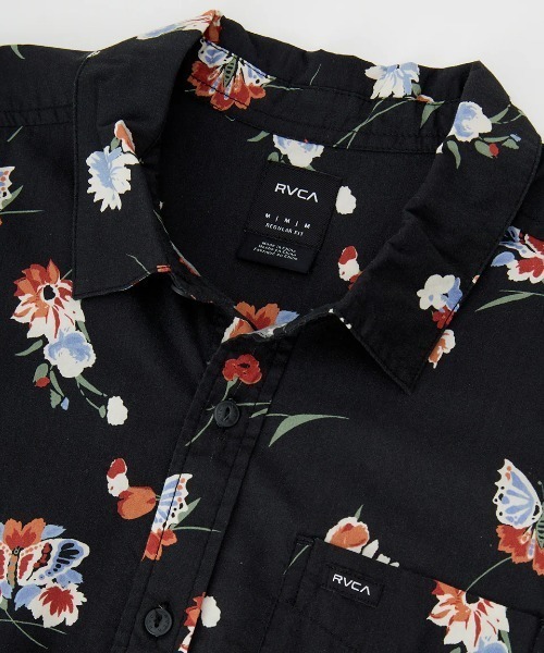RVCA(ルーカ)の「RVCA メンズ MORNING GLORY SS 半袖シャツ 【2025年春夏モデル】ルーカ総柄半袖シャツ(シャツ/ブラウス・メンズ・ブルー系その他/ブラック系その他・X-LARGE/LARGE/MEDIUM/SMALL)」の10枚目の写真