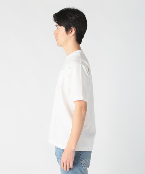 MEN'S BIGI(メンズビギ)の「【HONDA / ホンダ】別注 バイクエンブレムポケットTEE(Tシャツ/カットソー・メンズ・ネイビー/ホワイト・03/02)」の20枚目の写真