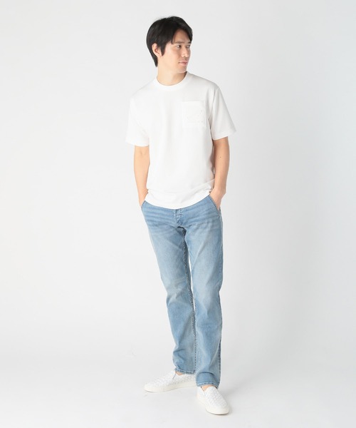 MEN'S BIGI（メンズビギ）の「【HONDA / ホンダ】別注 バイクエンブレムポケットTEE（Tシャツ/カットソー・メンズ・ネイビー/ホワイト・03/02）」の16枚目の写真