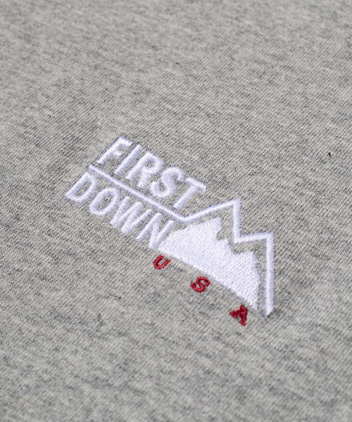 FIRST DOWN（ファーストダウン）の「ロングスリーブ Tシャツ コットンジャージ #1（Tシャツ/カットソー・メンズ・杢グレー/ホワイト/ブラック・XL/L/M）」の5枚目の写真