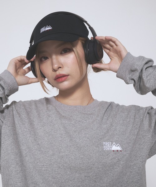 FIRST DOWN（ファーストダウン）の「ロングスリーブ Tシャツ コットンジャージ #1（Tシャツ/カットソー・メンズ・杢グレー/ホワイト/ブラック・XL/L/M）」の13枚目の写真