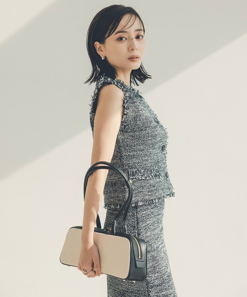 セール】カールヤーンツイードセットアップ（ワンピース）｜anuans（ア