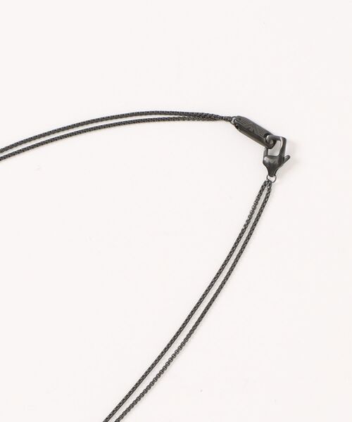 EMPORIO ARMANI(エンポリオアルマーニ)の「エンポリオ・アルマーニ アクセサリー メンズ ネックレス EGS3172001(ネックレス・メンズ・Black・FREE)」の4枚目の写真