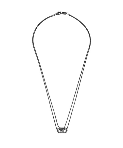 EMPORIO ARMANI(エンポリオアルマーニ)の「エンポリオ・アルマーニ アクセサリー メンズ ネックレス EGS3172001(ネックレス・メンズ・Black・FREE)」の1枚目の写真