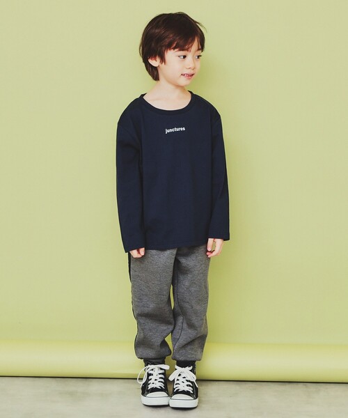 THE SHOP TK (ザ ショップ ティーケー )の「【120-150】フォトプリント長袖Tシャツ/洗濯機OK(Tシャツ/カットソー・キッズ・ネイビー/オフホワイト/グリーン系1/ネイビー系・15 /13/14/12)」の6枚目の写真