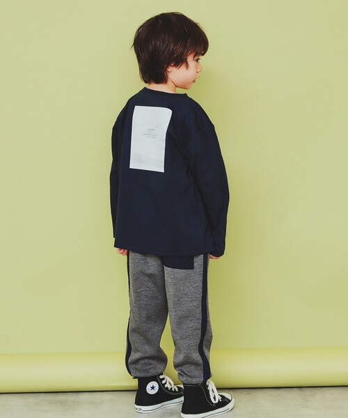 THE SHOP TK (ザ ショップ ティーケー )の「【120-150】フォトプリント長袖Tシャツ/洗濯機OK(Tシャツ/カットソー・キッズ・ネイビー/オフホワイト/グリーン系1/ネイビー系・15 /13/14/12)」の8枚目の写真
