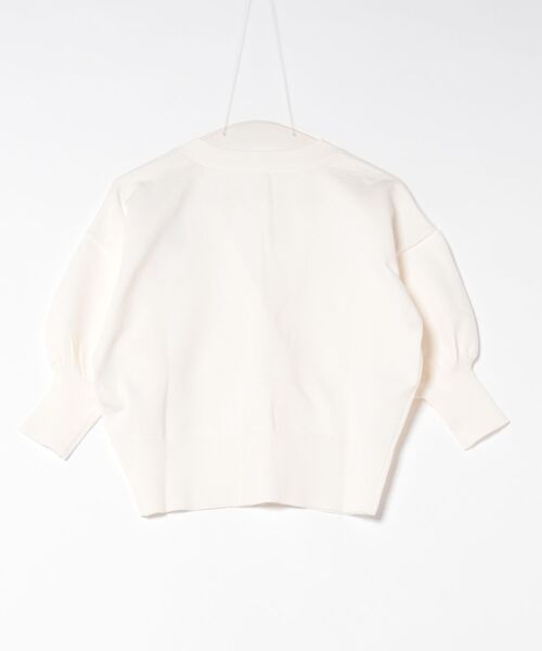 each（イーチ）の「ゴールドボタンスポンディツシュVネックカーデ（カーディガン/ボレロ・レディース・ネイビー/グレー/グリーン/ホワイト/ブラウン・FREE）」の10枚目の写真