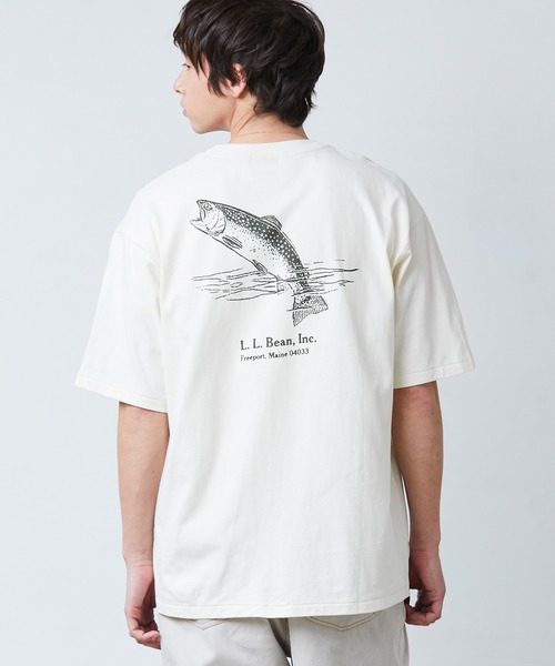 L.L.Bean（エルエルビーン）の「【JAPAN EDITION】モリル・ショートスリーブ・アニマル・グラフィック・ティ（Tシャツ/カットソー・メンズ・ホワイト系3/ホワイト系1/ホワイト系2・SMALL/MEDIUM/LARGE/X-LARGE）」の3枚目の写真