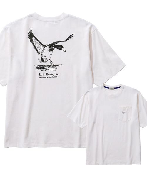 L.L.Bean（エルエルビーン）の「【JAPAN EDITION】モリル・ショートスリーブ・アニマル・グラフィック・ティ（Tシャツ/カットソー・メンズ・ホワイト系3/ホワイト系1/ホワイト系2・SMALL/MEDIUM/LARGE/X-LARGE）」の10枚目の写真