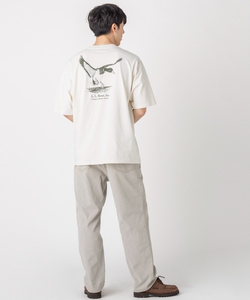 L.L.Bean（エルエルビーン）の「【JAPAN EDITION】モリル・ショートスリーブ・アニマル・グラフィック・ティ（Tシャツ/カットソー・メンズ・ホワイト系3/ホワイト系1/ホワイト系2・SMALL/MEDIUM/LARGE/X-LARGE）」の8枚目の写真