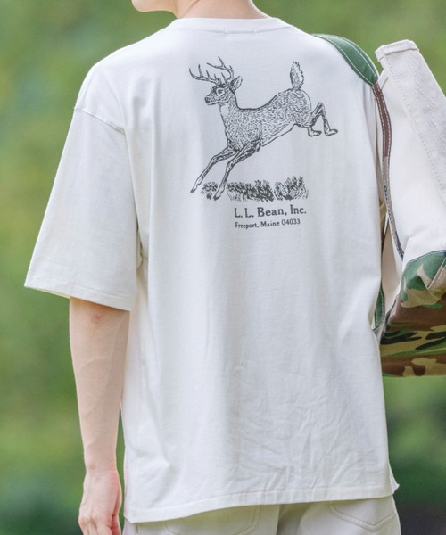 L.L.Bean（エルエルビーン）の「【JAPAN EDITION】モリル・ショートスリーブ・アニマル・グラフィック・ティ（Tシャツ/カットソー・メンズ・ホワイト系3/ホワイト系1/ホワイト系2・SMALL/MEDIUM/LARGE/X-LARGE）」の13枚目の写真