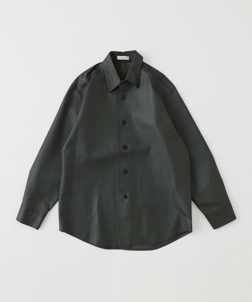 Cale（カル）の「Cale (カル) ラムレザーライトシャツ C251L01B01