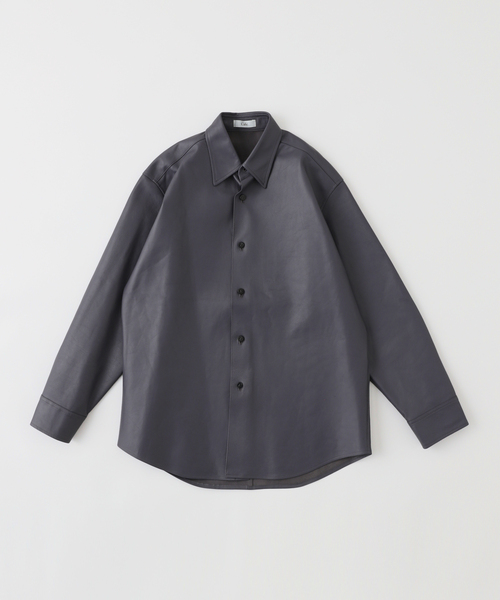Cale（カル）の「Cale (カル) ラムレザーライトシャツ C251L01B01