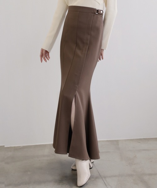 nouvellemoi(ヌーベルモイ)の「スリットマーメイドスカート(スカート・レディース・ブラック/ピンク/ライム/グリーン/ブラウン・PS/S/M)」の9枚目の写真