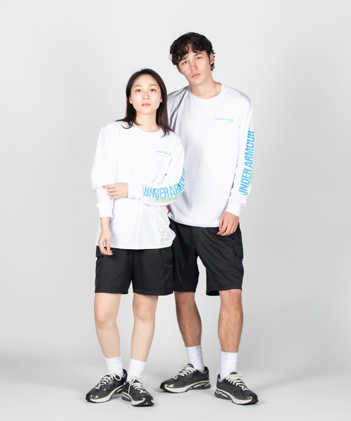 UNDER ARMOUR（アンダーアーマー）の「UAモチベート グラフィック ロングスリーブ Tシャツ（トレーニング/メンズ）（Tシャツ/カットソー・メンズ・ホワイト・3XL/L/S/M/XL/2XL/4XL/5XL）」の14枚目の写真