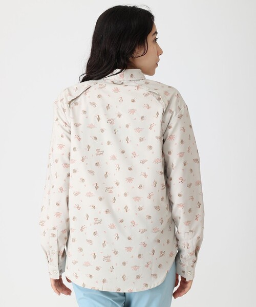 ブラウス シャツ Columbia／ウィメンズシルバーリッジユーティリティパターン ロングスリーブシャツ／コロンビア／吸湿・速乾／UVカット／長袖シャ Columbia ブラウス シャツ Columbia／ウィメンズシルバーリッジ