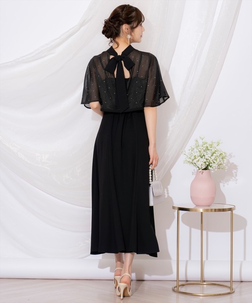 ウィルセレクション　ドレス&ショール　セット WILLSELECTION（ウィルセレクション）の「レース刺繍ドレス