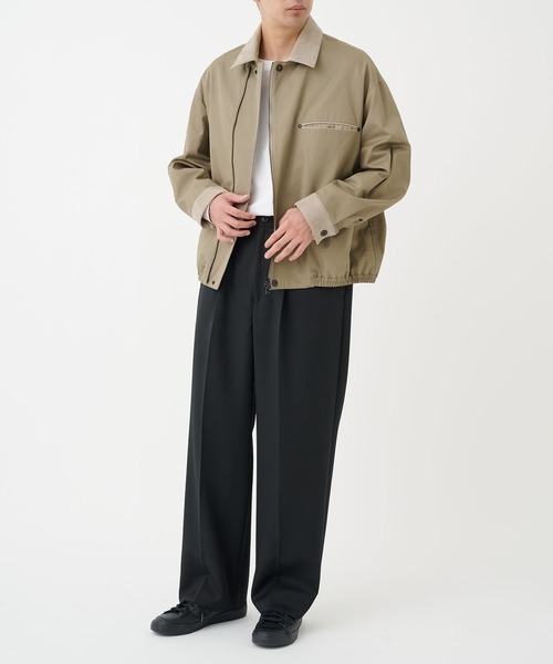 STUDIOUS（ステュディオス）の「WIND GUARD BLOUSON（ブルゾン・メンズ・ベージュ/ブラック・2/1）」の8枚目の写真