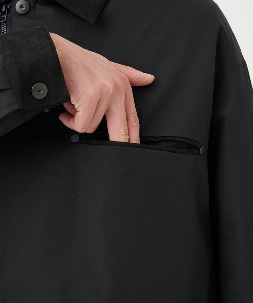 STUDIOUS（ステュディオス）の「WIND GUARD BLOUSON（ブルゾン・メンズ・ベージュ/ブラック・2/1）」の18枚目の写真