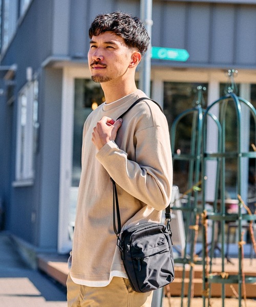 FOUND GOOD（ファウンドグッド）の「キレイメミニショルダーバック（ショルダーバッグ・メンズ・ブラック/グレー系・FREE）」の3枚目の写真