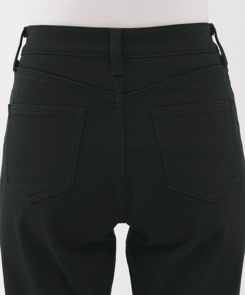 無印良品（ムジルシリョウヒン）の「婦人　ストレッチデニムスリムストレートパンツ　黒（デニムパンツ・レディース・ブラック・27inch/26inch/25inch/23inch/24inch/28inch）」の6枚目の写真