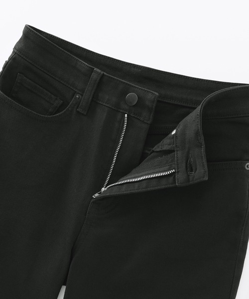 無印良品（ムジルシリョウヒン）の「婦人　ストレッチデニムスリムストレートパンツ　黒（デニムパンツ・レディース・ブラック・27inch/26inch/25inch/23inch/24inch/28inch）」の7枚目の写真