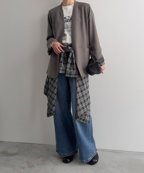 model：H166　着用サイズ：F