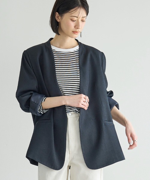 Magine(マージン)】【予約販売9月中旬～下旬入荷】Collarless