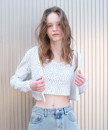 Heather | 花柄カーディガン/キャミ2P　327078(アンサンブル)