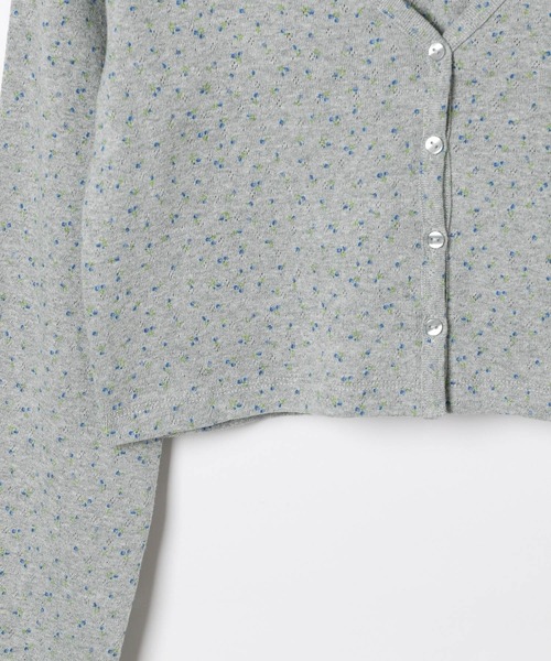 Heather（ヘザー）の「花柄カーディガン/キャミ2P　327078（アンサンブル・レディース・ホワイト系その他/グレー系その他/ブラック系その他・FREE）」の9枚目の写真