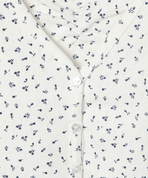 Heather（ヘザー）の「花柄カーディガン/キャミ2P　327078（アンサンブル・レディース・ホワイト系その他/グレー系その他/ブラック系その他・FREE）」の5枚目の写真