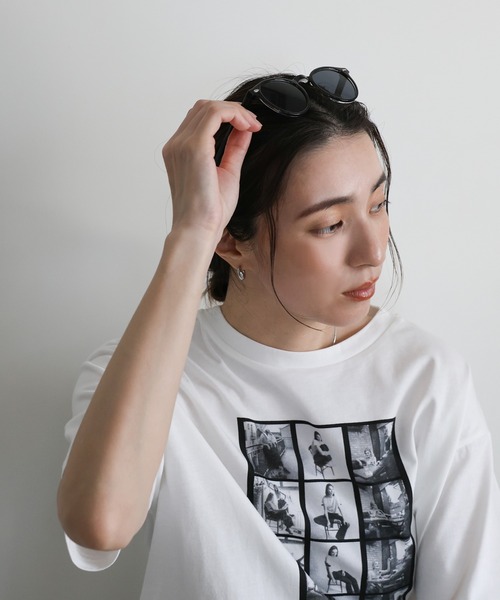 select MOCA（セレクトモカ）の「ボストンUVサングラス（サングラス・レディース・ブラウン/クリア/ブラック・FREE）」の10枚目の写真