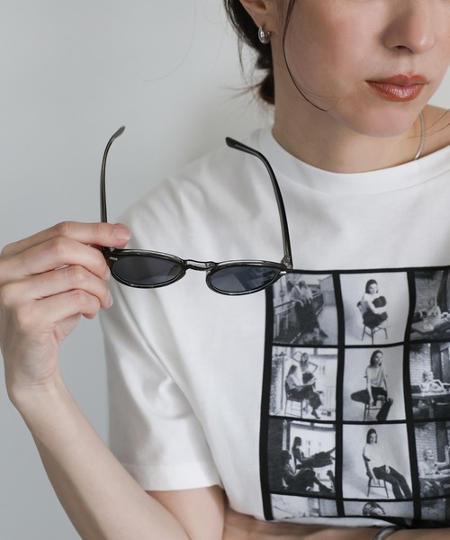 select MOCA（セレクトモカ）の「ボストンUVサングラス（サングラス・レディース・ブラウン/クリア/ブラック・FREE）」の11枚目の写真