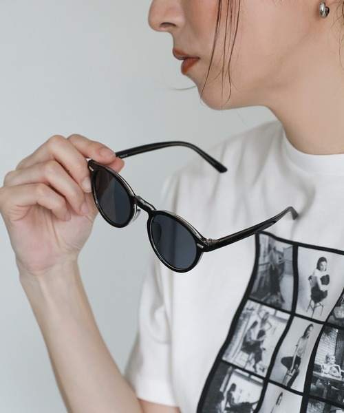 select MOCA（セレクトモカ）の「ボストンUVサングラス（サングラス・レディース・ブラウン/クリア/ブラック・FREE）」の9枚目の写真