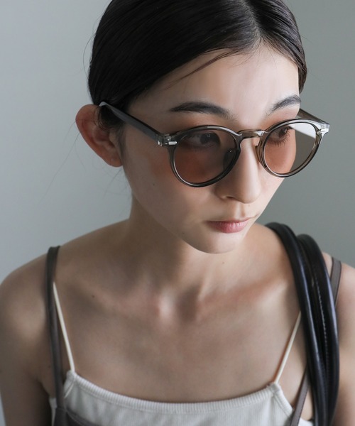 select MOCA（セレクトモカ）の「ボストンUVサングラス（サングラス・レディース・ブラウン/クリア/ブラック・FREE）」の15枚目の写真