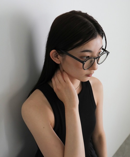 select MOCA（セレクトモカ）の「ボストンUVサングラス（サングラス・レディース・ブラウン/クリア/ブラック・FREE）」の22枚目の写真