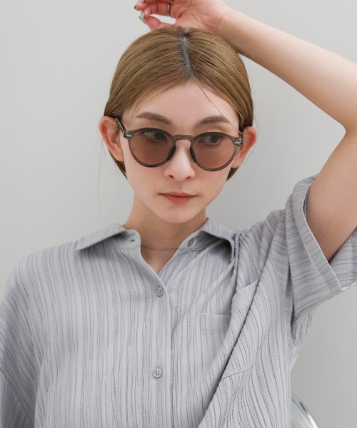 select MOCA(セレクトモカ)の「ボストンUVサングラス(サングラス・レディース・ブラウン/クリア/ブラック・FREE)」の20枚目の写真