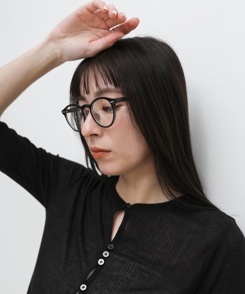 select MOCA(セレクトモカ)の「ボストンUVサングラス(サングラス・レディース・ブラウン/クリア/ブラック・FREE)」の22枚目の写真