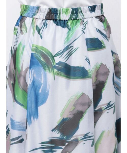 ELENDEEK（エレンディーク）の「ペインティングパターンフレアスカート（スカート・レディース・グリーン/ブラック・01/02）」の20枚目の写真