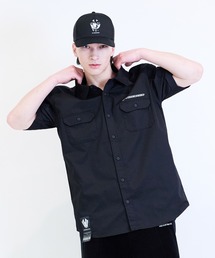 [W] by VIRGOwearworks（ダブリューバイヴァルゴウェアーワークス）の「Face Logo W-Shirts（シャツ/ブラウス）」